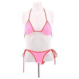 Autre Marque Zweiteiliger Badeanzug in Rosa und Rot