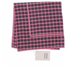 Autre Marque Pañuelo rosa a cuadros