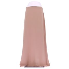 Johanna Ortiz Maxirock aus Seide beige