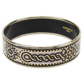 Hermès Hermes Mehrfarbiger Emaille-Armreif