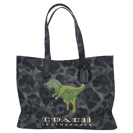 Bolso de hombro Coach Lexi CCD11 de lona camuflada y cuero