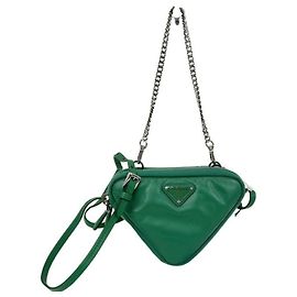 Sac à épaule mini Prada Triangle