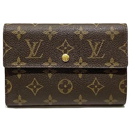 Louis Vuitton Portefeuille Tresor Etui Papier Tri-fold Wallet