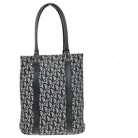 Christian Dior Vintage Open Diorissimo Canvas Small