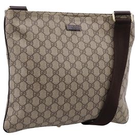 Borsa Messenger Gucci con chiusura a zip GG Coated Canvas Medium