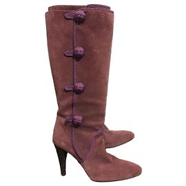 Céline Celine Stiefel Pflaume T.37