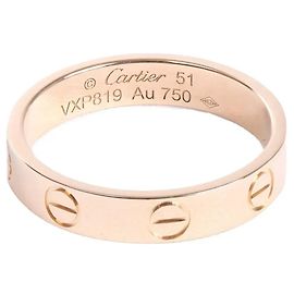 Anillo Cartier Mini Love 750(YG) 3.1g 51 VXP819