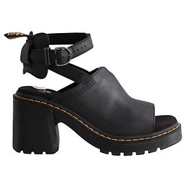 Mules Dr. Martens in pelle nera