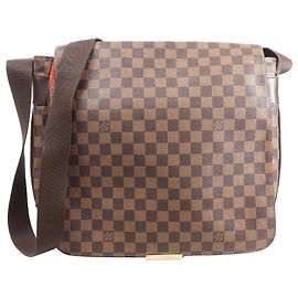 Bolsa Tiracolo Louis Vuitton Bastille Damier Ebene em Castanho N45258