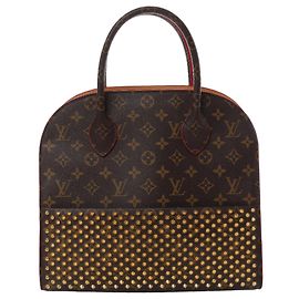Borsa Louis Vuitton x Christian Louboutin Monogram Iconoclast in Brown x Red M41234