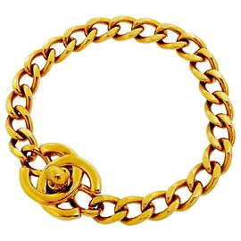 Bracciale con ciondoli dorato Chanel