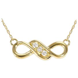 Autre Marque Halskette aus 18K Gelbgold mit Diamant