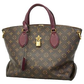 Bolsa Louis Vuitton Monogram Flower Zipped Tote MM