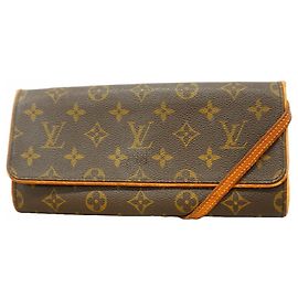 Louis Vuitton Monogram Pochette Twin GM Schultertasche