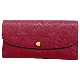 Louis Vuitton Monogram Empreinte Portefeuille Emilie Long Wallet