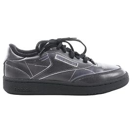 Maison Martin Margiela Maison Margiela x Reebok Club C Leather Sneakers in Black H02361, Size 36 EU
