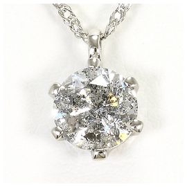 Autre Marque Collar de platino y diamantes
