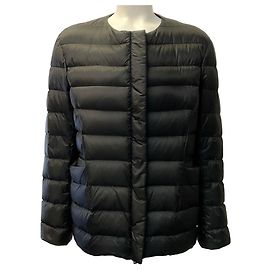 Casaco puffer sem gola preto Jil Sander