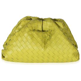 Bottega Veneta Acid Kiwi Nappa Maxi Intrecciato Teen Pouch