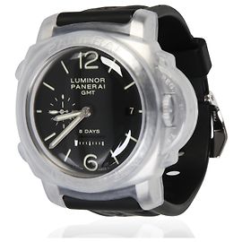 Orologio da uomo Panerai Luminor 8 Day GMT PAM00233 in acciaio inossidabile