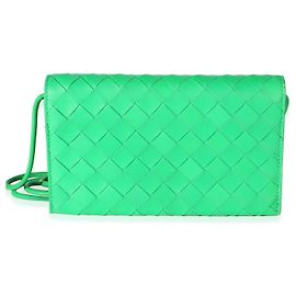 Bottega Veneta Portafoglio con tracolla Intrecciato Nappa Parakeet