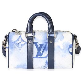 Louis Vuitton Blue Monogram Watercolor Keepall XS