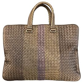 Mallette Bottega Veneta Nappa Intrecciato Club Fume