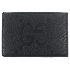Tarjetero de piel Jumbo GG de Gucci