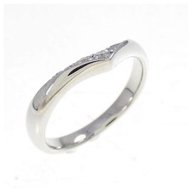 Autre Marque Anel de platina PT900 com diamantes