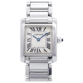 Reloj de pulsera para mujer Cartier Tank Française SM W51008Q3