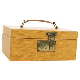 LOUIS VUITTON Epi Boite A Tour Jewelry Box SPO Yellow LV
