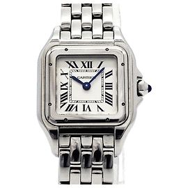 Relógio Feminino Cartier Panthère SM WSPN0006 Mostrador Prateado