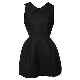 Alaïa, abito intrecciato nero.