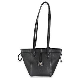 Fendi Black Vitello Mini Origami Tote