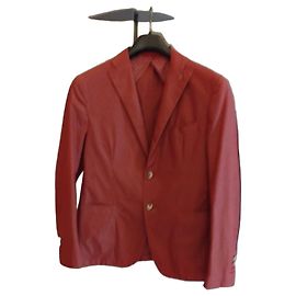 Autre Marque Chaqueta J.Key para hombre de algodón roja