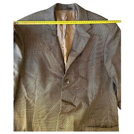 Hugo Boss BOSS brauner karierter Wollblazer