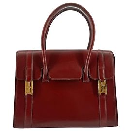 Borsa Hermès Drag 27 Vintage Circa 1970 in Pelle Box Rossa