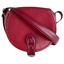 Louis Vuitton Red Calfskin Tambourin