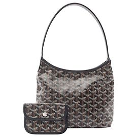 Goyard Black Goyardine Boheme Hobo