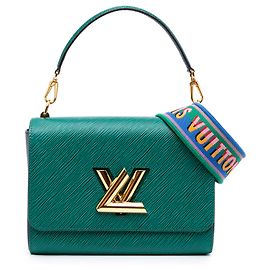Louis Vuitton Green Epi Bicolor Twist MM