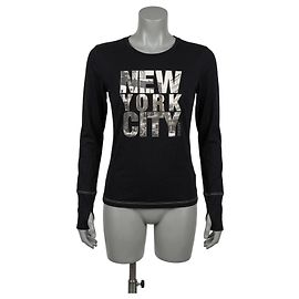 Maglietta a maniche lunghe DKNY stampa "New York City"
