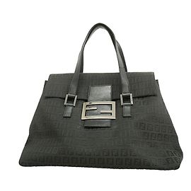 Borsa a mano Fendi Zucchino in nylon e canvas