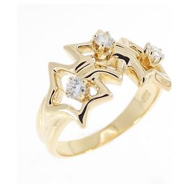 Autre Marque Anillo alianza Tiffany en oro amarillo de 18K y diamantes