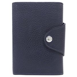 Hermès Hermes Iliade Compact Bi-Fold Wallet in Blue Nuit