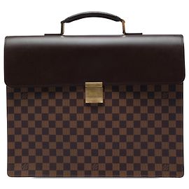 Bolso Business Louis Vuitton Altona GM Damier Ebene Marrón