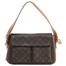 Louis Vuitton Viva-Cité GM Monogram Schultertasche in Braun M51163