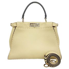 Bolso de mano de piel Fendi Selleria Peekaboo