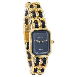 Chanel Premiere Rock Quartz Stainless Steel and Leather 20
