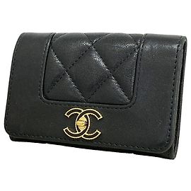 Tarjetero Chanel Mademoiselle de piel de cordero