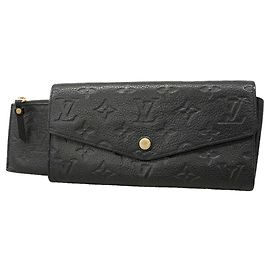 Louis Vuitton Monogram Empreinte Long Wallet in Infini